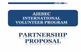 AIESEC International Volunteer Program