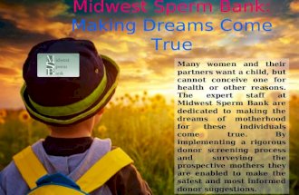 Midwest Sperm Bank - Making Dreams Come True