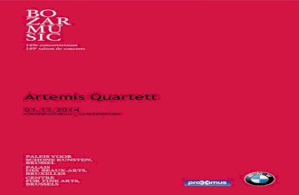 01.12.2014 Artemis Quartett