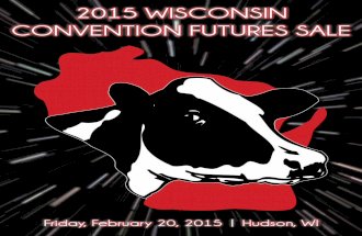2015 Wisconsin Convention Futures Sale