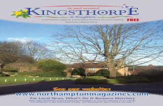 in and around Kingsthorpe Feb 2015