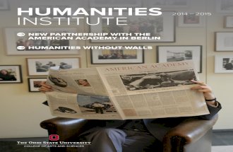 Humanities institute 2014