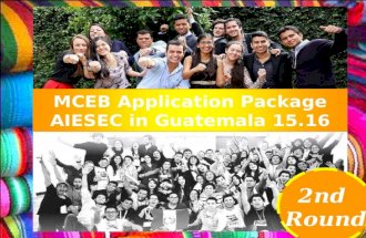 MCVP Application Booklet AIESEC Guatemala 15.16 - 2nd round