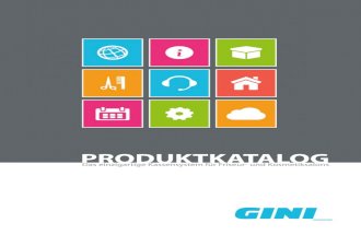 Gini Produktkatalog 2015