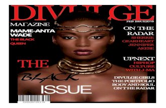 Divulge Magazine   feb issue 5  2015 The Black Issue