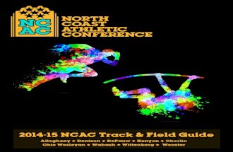 2015 NCAC Track & Field Guide
