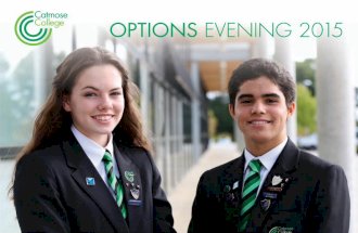 Options Booklet 2015