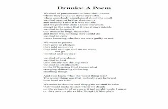 Drunks - A Poem