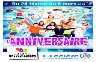 ANNIVERSAIRE CENTRE COMMERCIAL GRAND PINEUILH