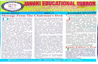 Janaki Educational Mirror-Volume I