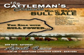 15th Annual Cattleman's Classic Multi Breed Bull Sale