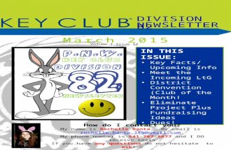 Division 82 March Newsletter