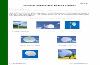 Sagittar antenna specifications (single and dual polarisation) brochure