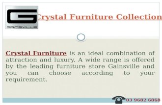 Crystal Furniture Collection