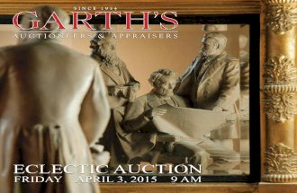 Eclectic Auction Brochure: Garth's April 2015