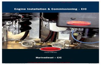 Marine diesel -Installation and comissioning