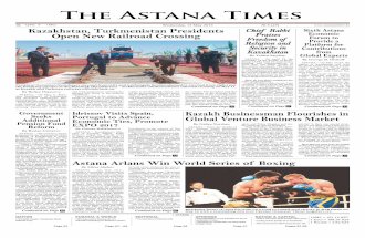 The Astana Times, May 15, 2013