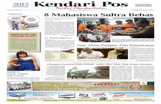 Kendari Pos Edisi 3 April 2012