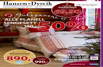 Hansen & Dysvik DM Uke 48 2012