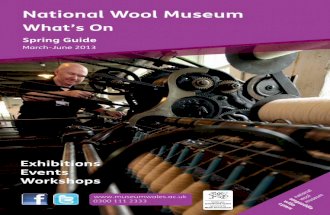 National Wool Museum - What's On Spring Guide 2013