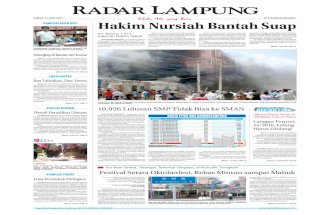 RADAR LAMPUNG | Sabtu, 11 Juni 2011