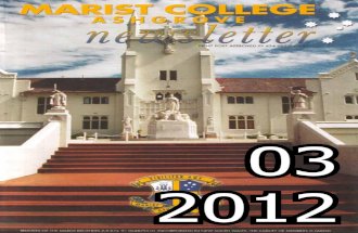 Marist College Ashgrove Newsletter