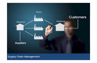 Supply Chain Management 1 August 2015