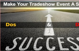 Dos And Don'Ts for a Tradeshow