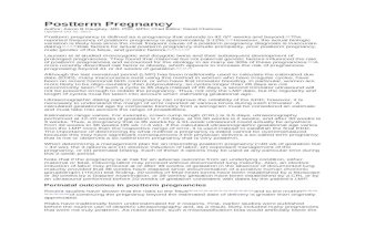 Bahan Referat Postterm Pregnancy