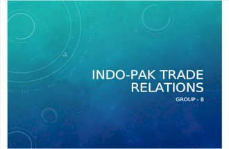INDO-PAK Trade Relations