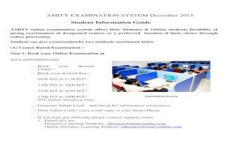 Amity Final User Guide for ETE2015