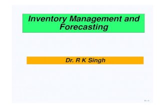 Inventory Management and Forecasting