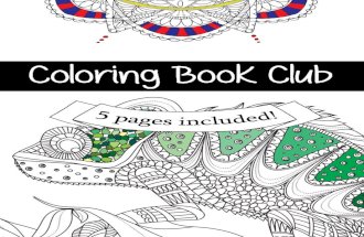 The Coloring Book Club - Free Coloring Book Sample