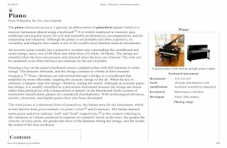 Piano - Wikipedia, The Free Encyclopedia