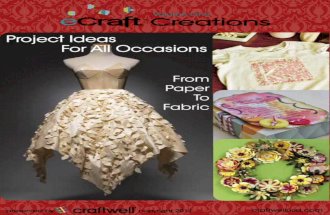 Project Ideas for All Occasions From Paper to Fabric Volume 1 ECraft Creations