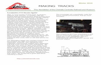 Making Tracks Newsletter Winter 2015