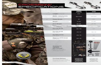 Crossbow Specifications