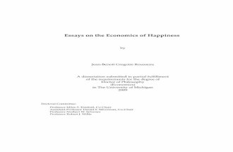 Essay on Economic of Happiness