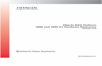 Hitachi Nas Platform 3080 and 3090 g1 Hardware Reference