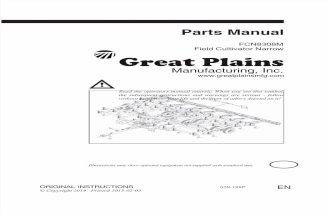 Great Plains Parts Manual FCN8308M