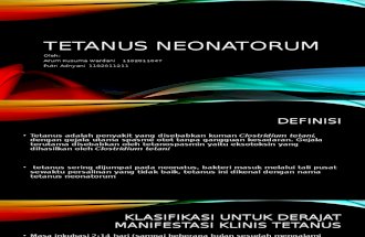 Tetanus Neonatorum -Pdenyuluhan