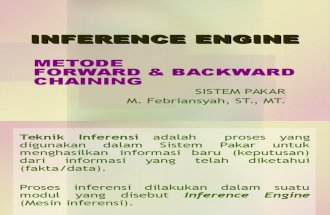Mesin Inferensi (Forward & Backward Chaining)