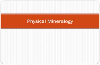 Physical Mineralogy