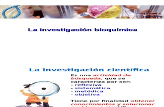La Investigación Bioquímica