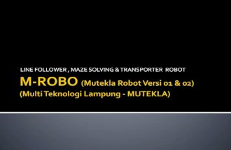 Robot Line Follower M-Robo