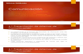 SistemasDistribuidos: La comunicación