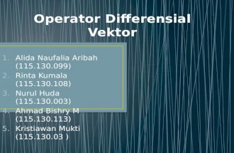 Operator Differensial Vektor