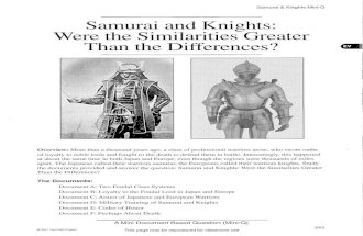 Mini-q Samurais Knights