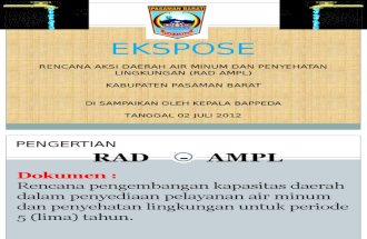 Summary RAD AMPL Kab. Pasaman Barat 1.ppt
