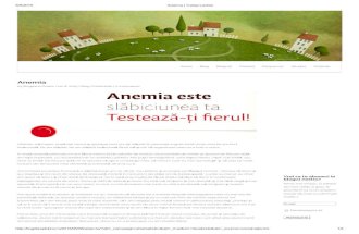 Anemia _ Calea Lactee